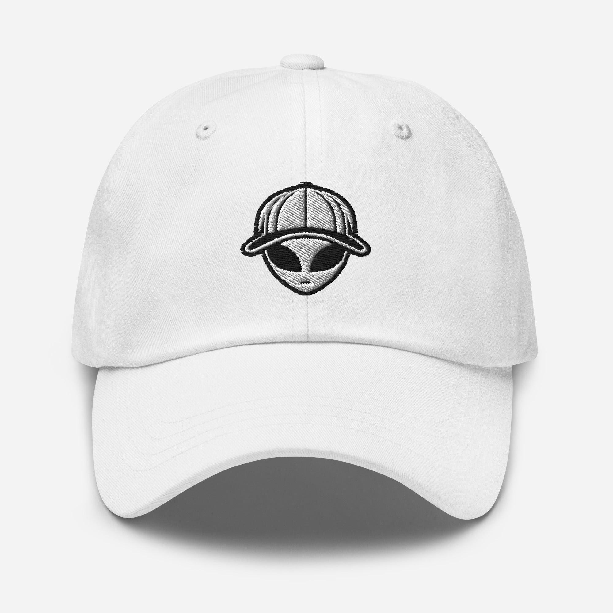 White Alien Cap