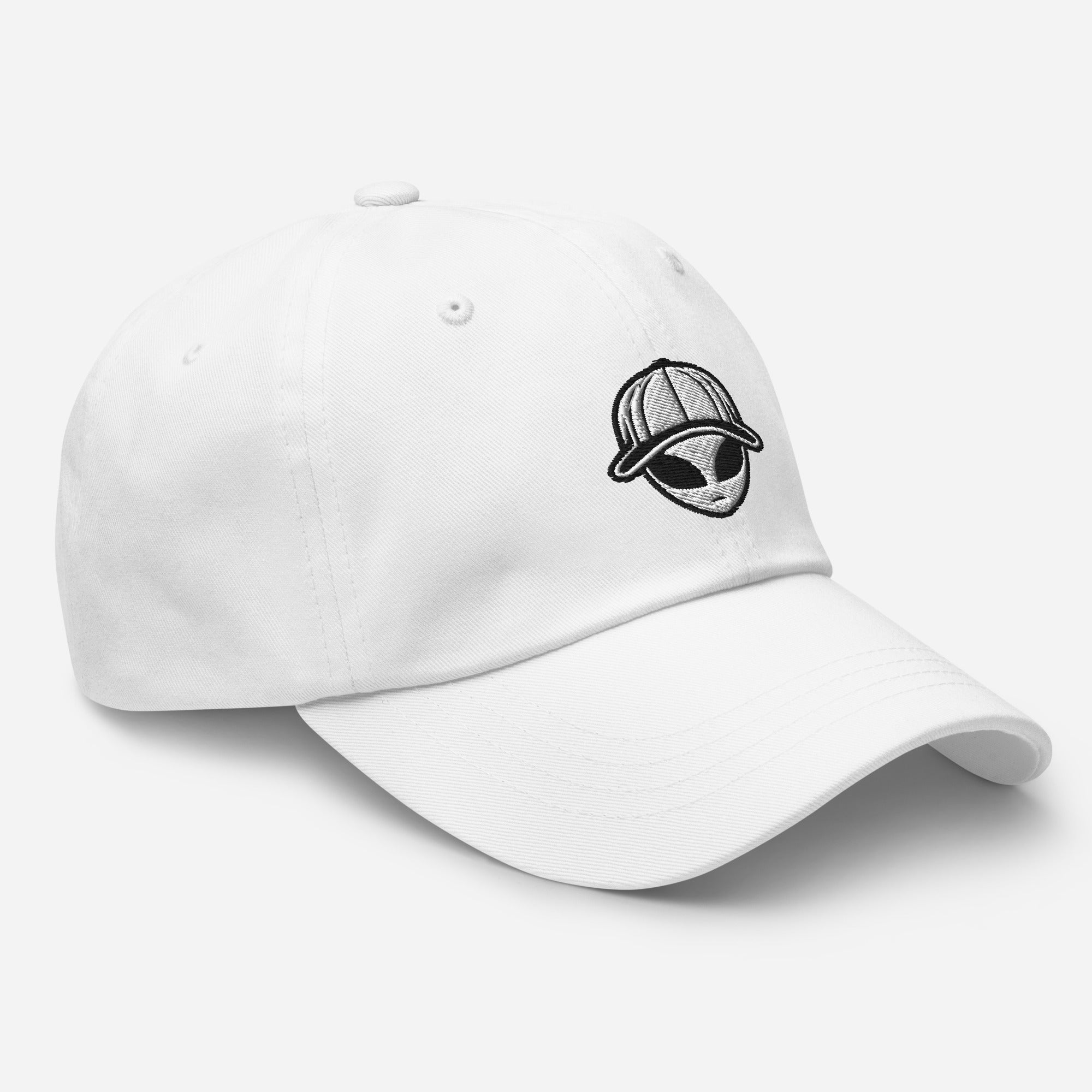 White Alien Cap